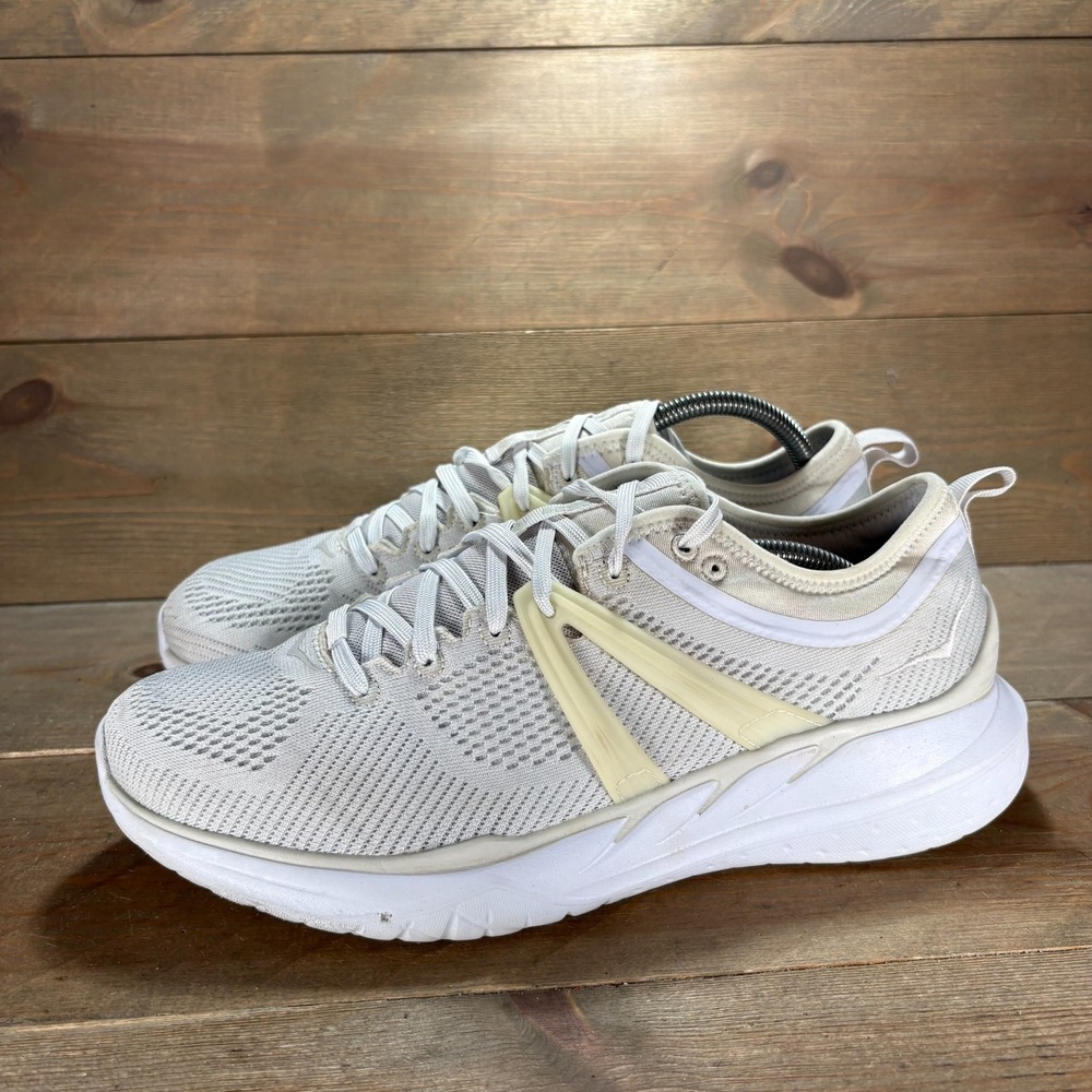 Hoka One One Tivra Womens size 10 shoes White Mesh Lace Up Running sneakers